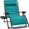 Best Choice Products Oversized Padded Zero Gravity Chair, Folding Outdoor Patio Recliner w/ Side Tray